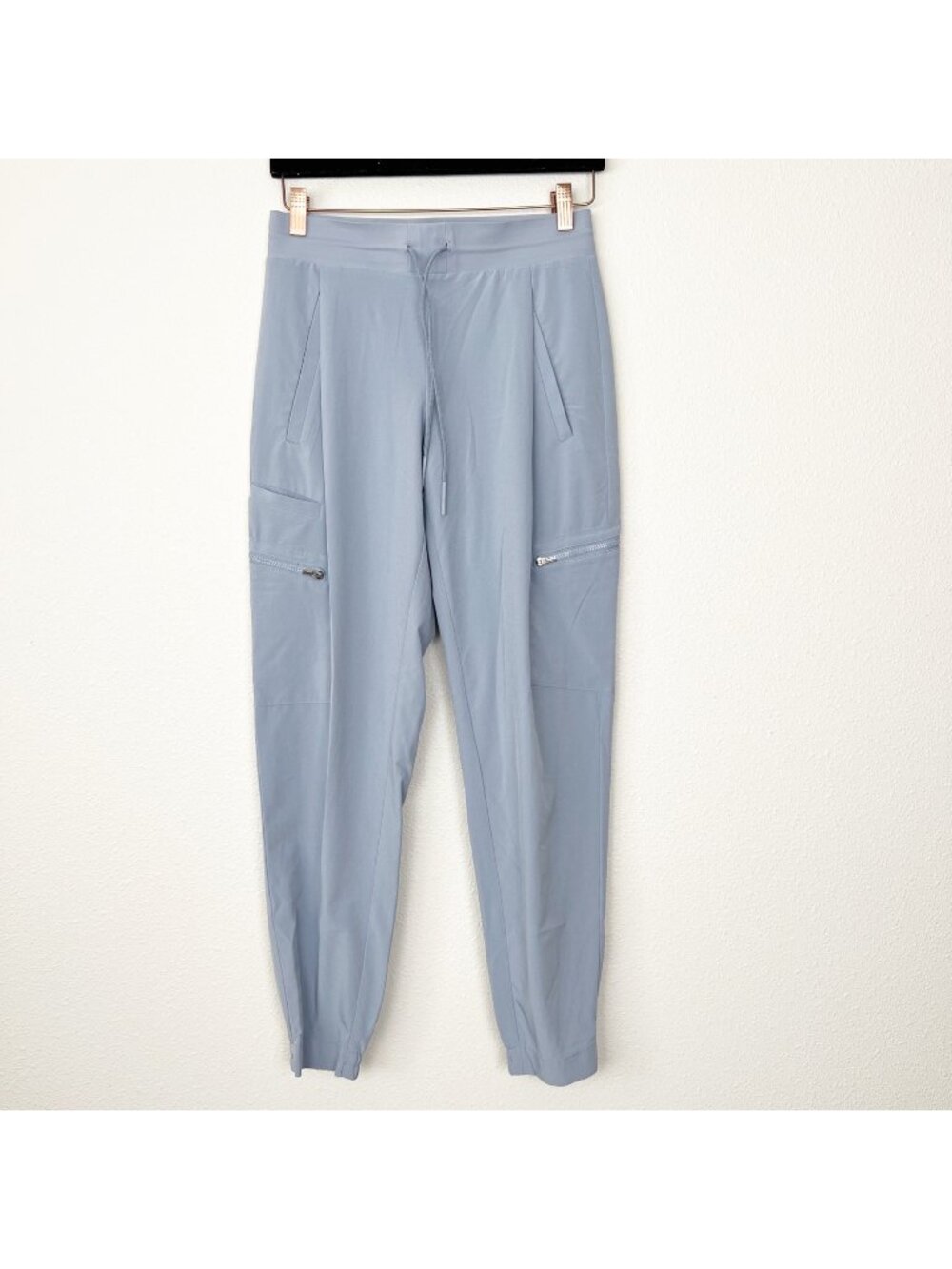 Athleta Womens 0 Blue Go Far Travel Pant Cargo Joggers Athletic Athleisure